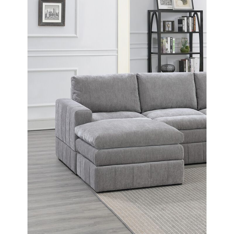 6 Piece Granite Modular Sectional Set