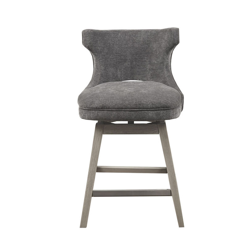 Gracie Mills Paula Transitional Swivel Counter Stool 25.75