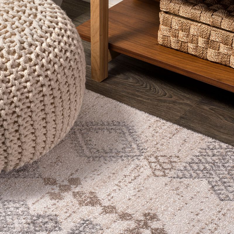 Bhalil Berber Diamond Geometric Area Rug