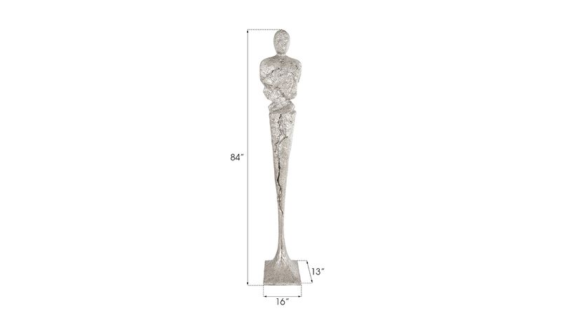 Tall Chiseled Male Sculpture