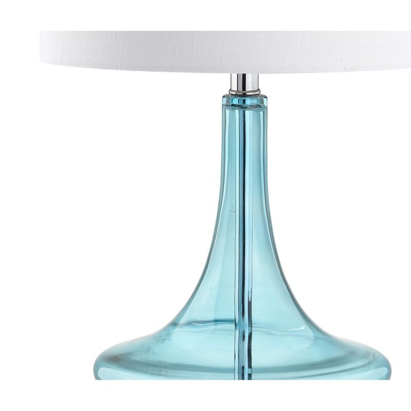 Cecile Glass Teardrop LED Table Lamp (Set of 2)