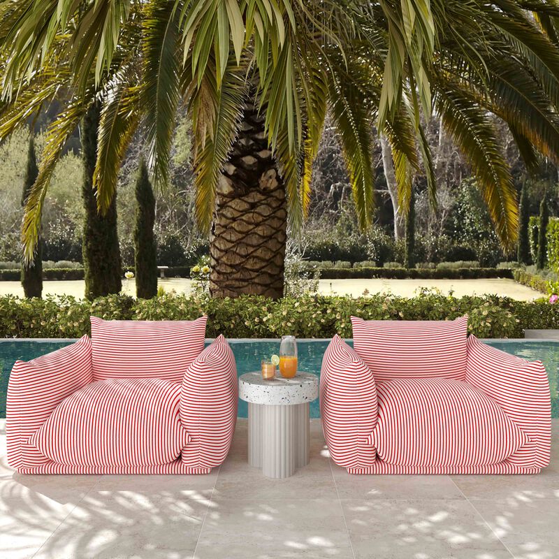 Saint Tropez Pearl Stuffed Armchair