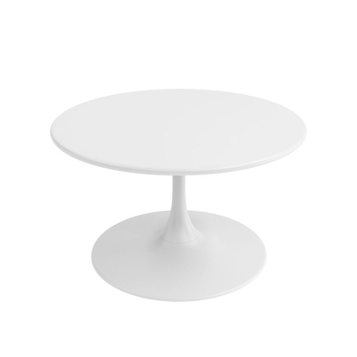 KURV® OUTDOOR & INDOOR ROUND 31.5" STEEL COFFEE TABLE
