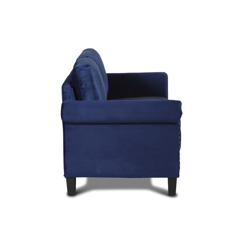New Classic Furniture Alani Loveseat-Deep Blue