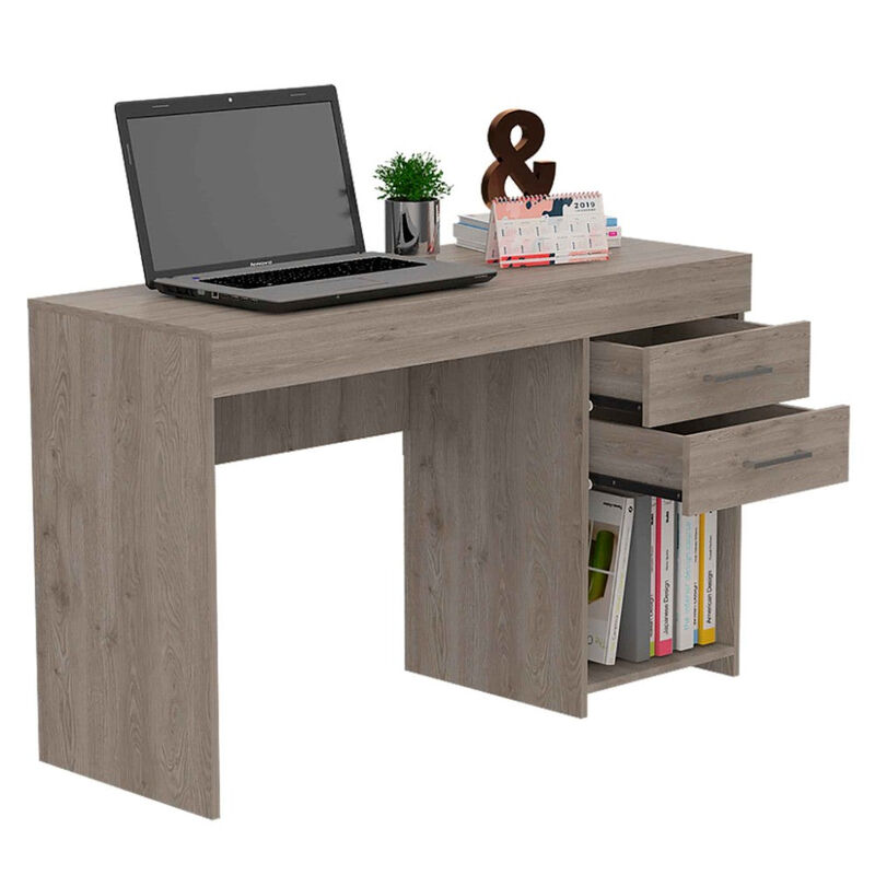 Computer Desk Limestone, Office, Light Gray
