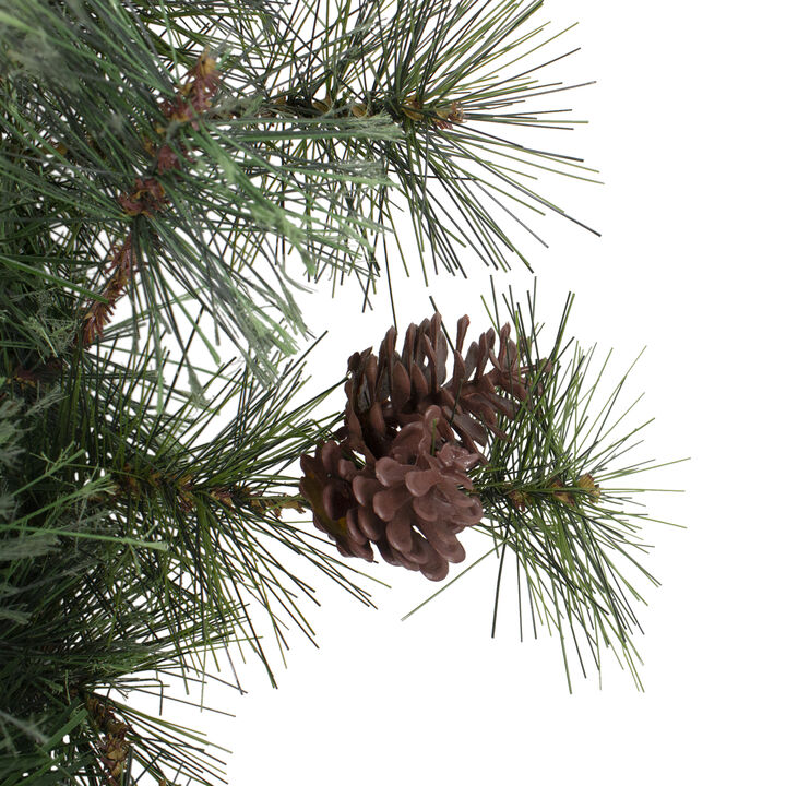 24" Country Mixed Pine Artificial Christmas Wreath - Unlit