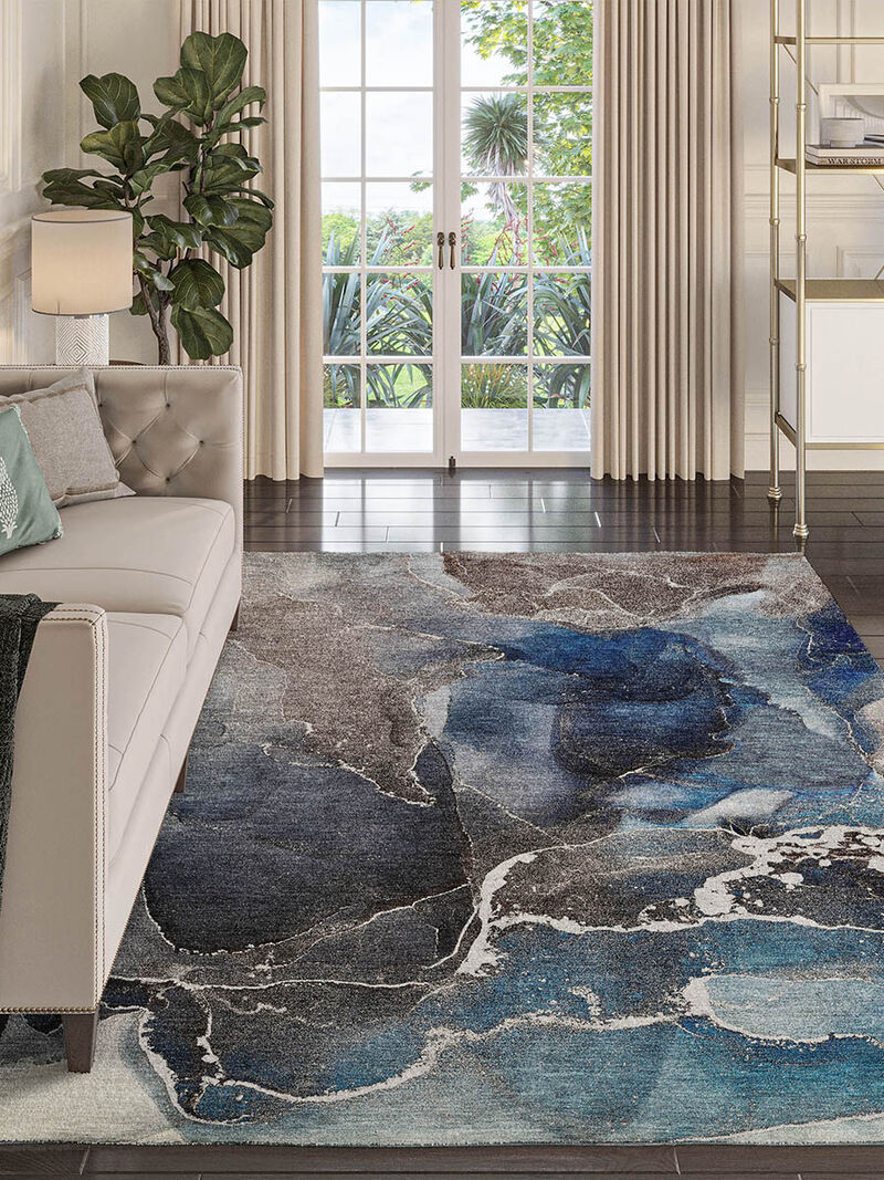 Odyssey OY3 Blue 10' x 14' Rug