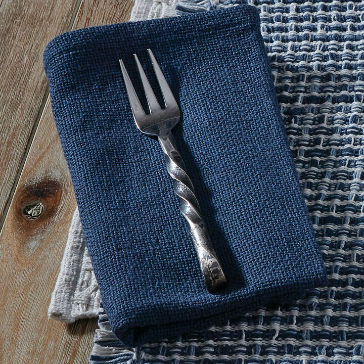 Park Designs Denim Tweed Burlap Napkin Set of 4