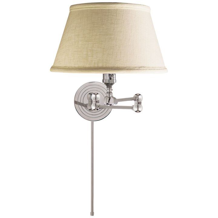 Boston Swing Arm in Polished Nickel