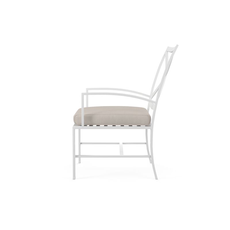 Bristol Dining Chair in Canvas Flax w/ Self Welt