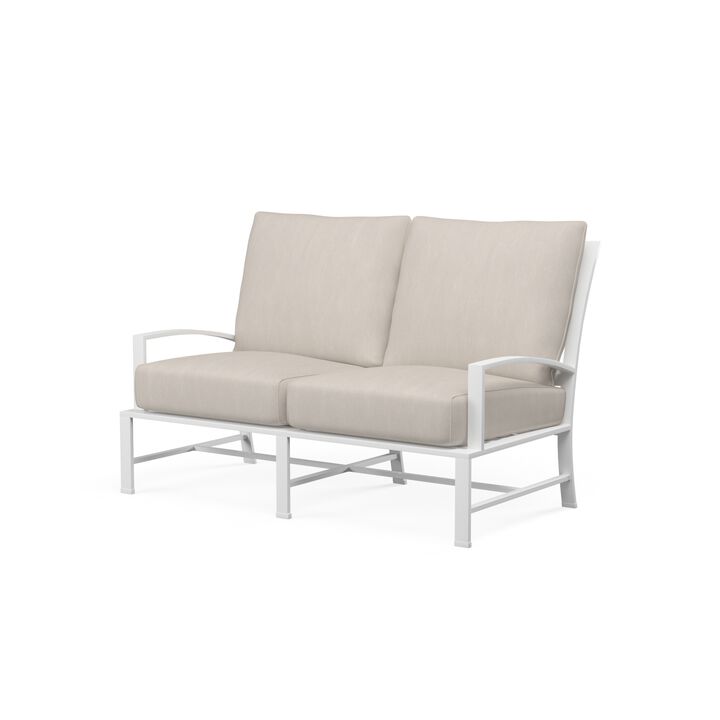 Bristol Loveseat in Canvas Flax w/ Self Welt