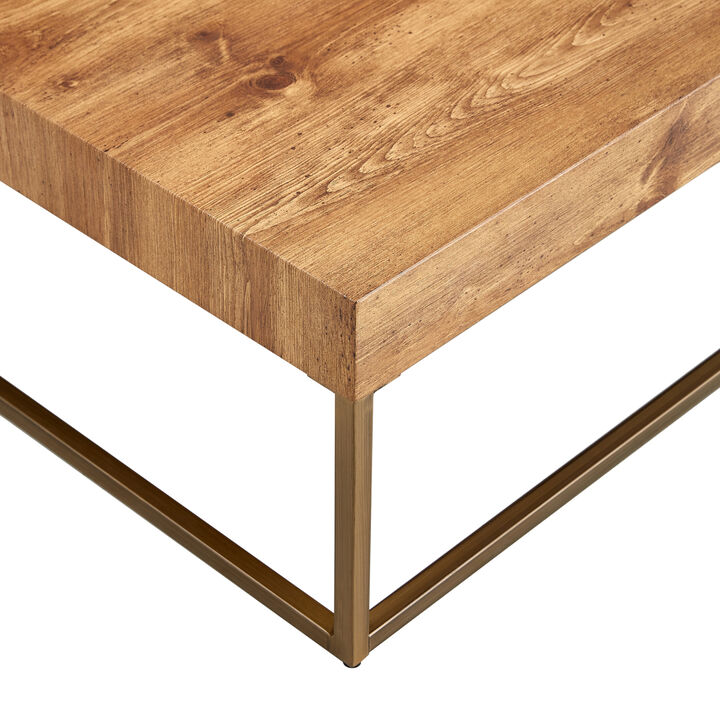 Rectangular coffee table and dining table for restaurants and living rooms, 31.5"x31.5"x14.37"