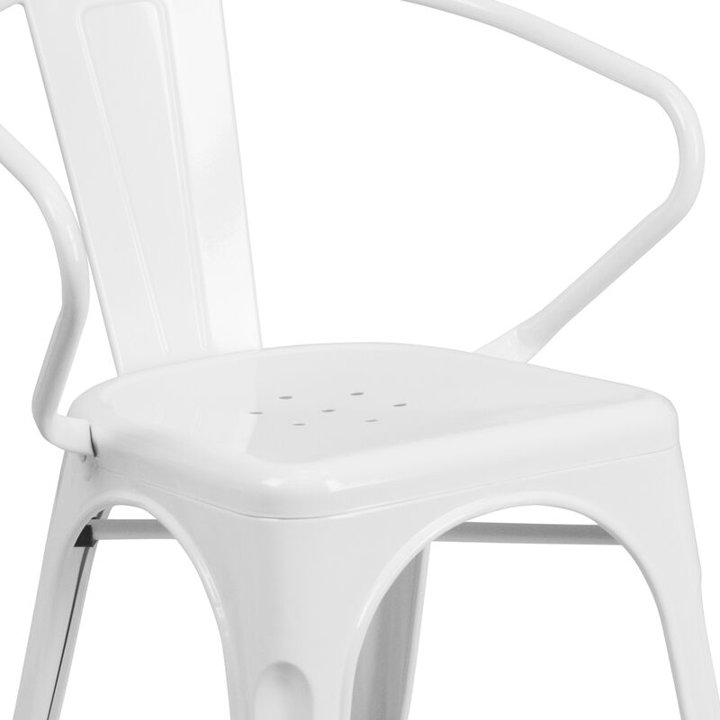 Metal Colorful Restaurant Chairs