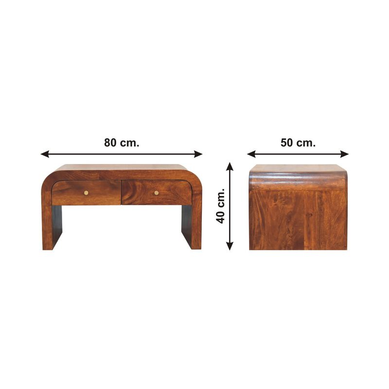 Artisan Furniture Darcy 4 Drawer Solid Wood  Coffee Table