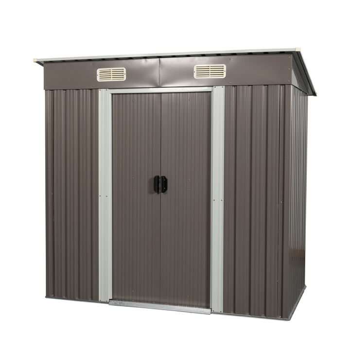 6FT X 4FT Outdoor Metal Storage Shed