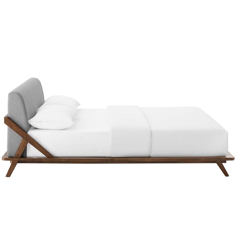 Modway - Luella Queen Upholstered Fabric Platform Bed