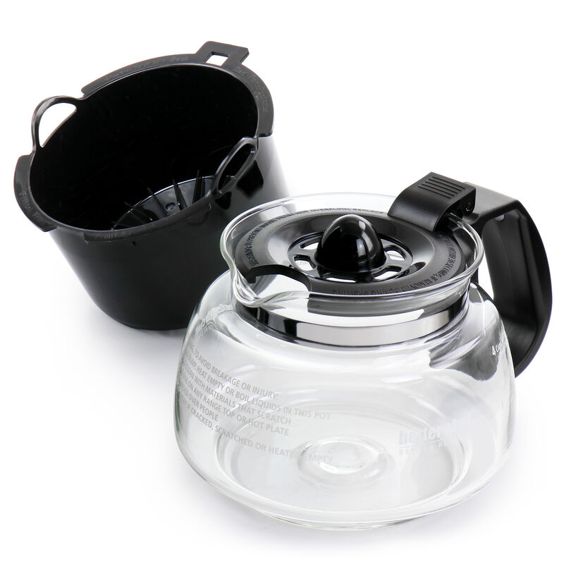 Better Chef 4 Cup Compact Coffee Maker in White with Removable Filter Basket