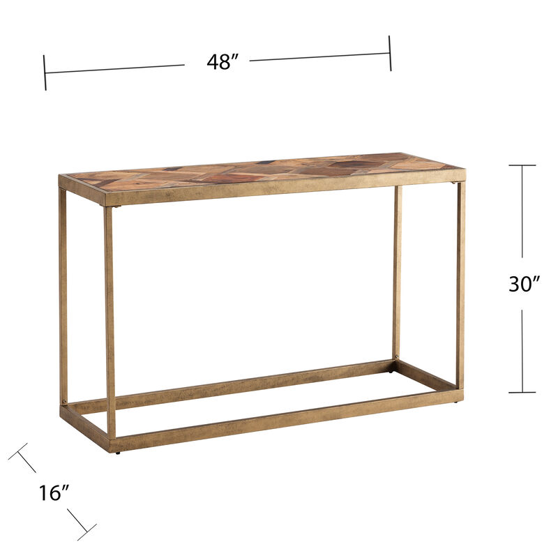 Tring Reclaimed Wood Console