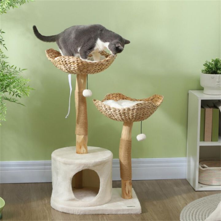 Premium Multi-Level Cat Tree with Scratching Posts, Perches, and Cozy Hideaways for Cats