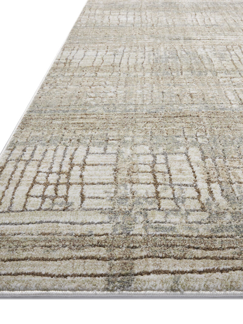 Wyatt WYA-03 Lagoon / Natural 18" x 18" Sample Rug by