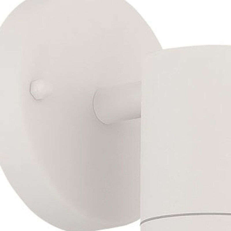 Hivvago White LED One Light Outdoor Can Shape Wall Sconce