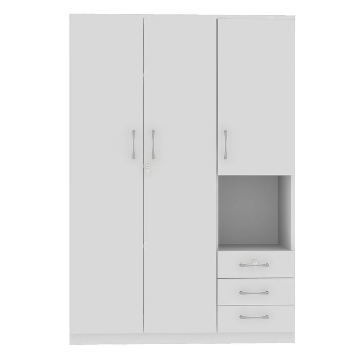 Merax Wooden Wardrobe Closet with 2 Doors
