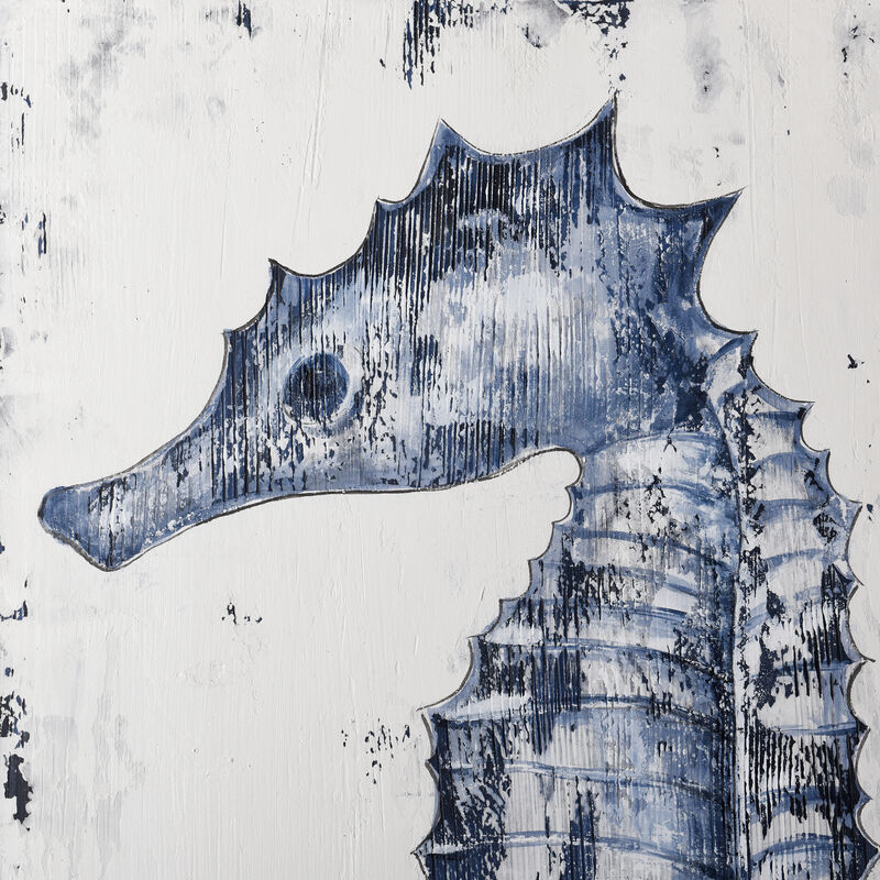 Rustic Seahorse II Wall Art