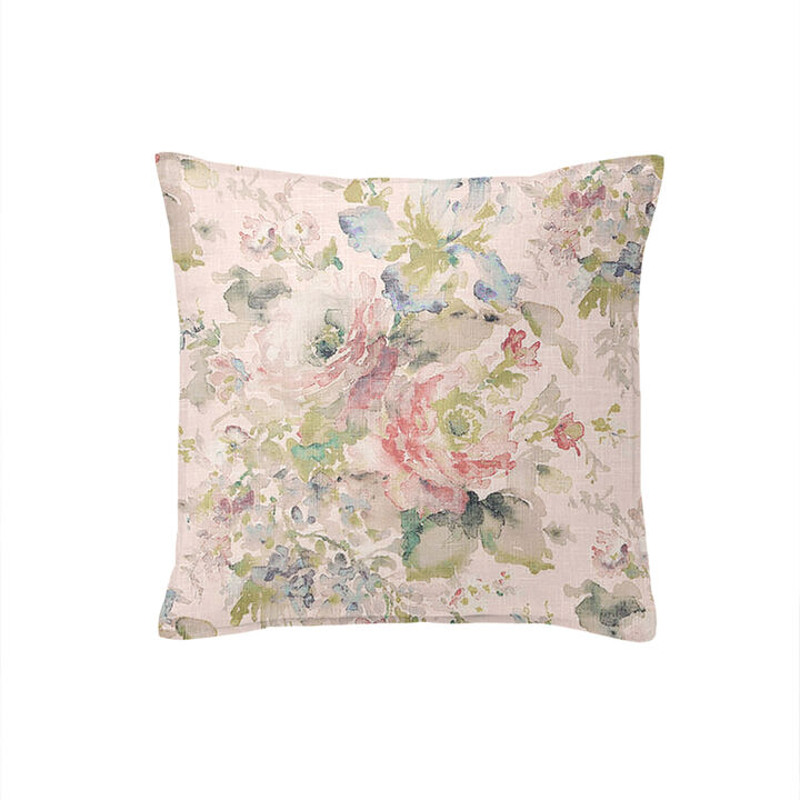 6ix Tailors Fine Linens Athena Linen Blush Decorative Throw Pillows