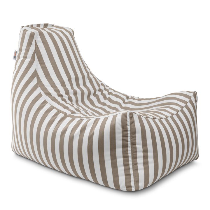 Jaxx Juniper Outdoor Bean Bag Patio Chair & Poolside Lounge, Navy Blue