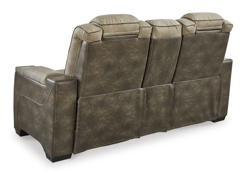 Next-Gen DuraPella Sand Power Reclining Loveseat