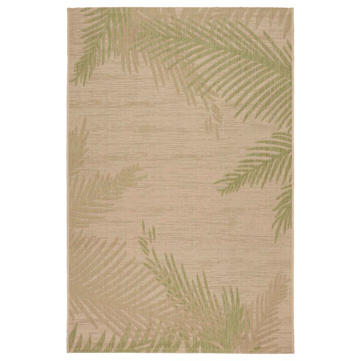 Palms Rectangular Outdoor Area Throw Rug