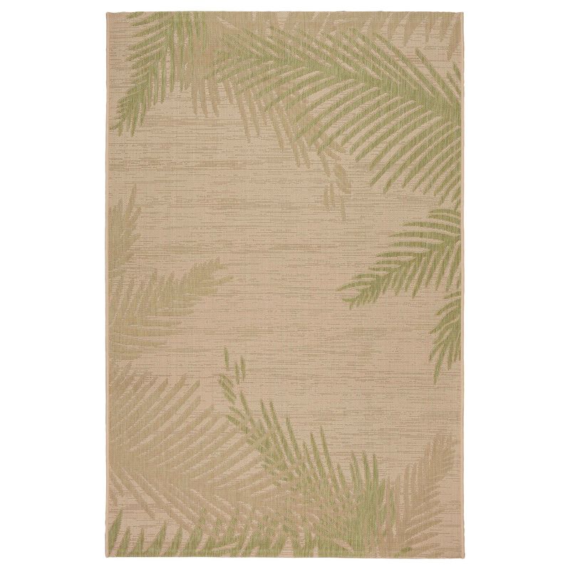 Palms Rectangular Outdoor Area Throw Rug
