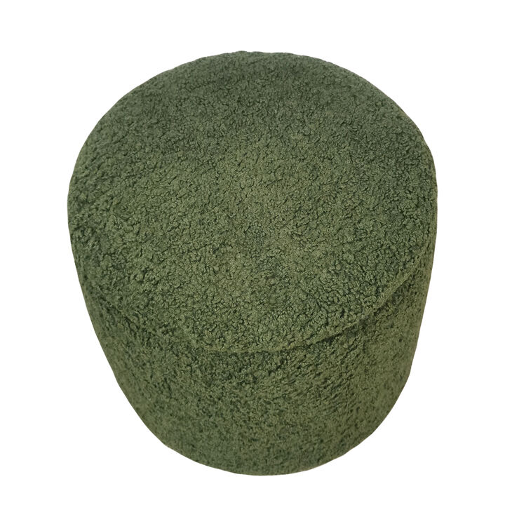 Gracie Mills ivie Circular Storage Ottoman