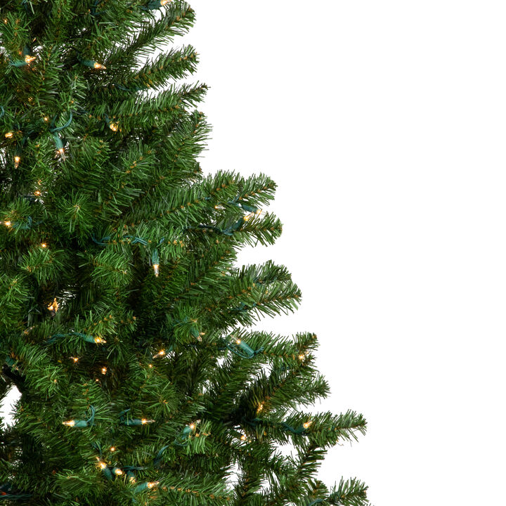 6' Pre-Lit Medium Balsam Pine Artificial Christmas Tree  Clear Lights