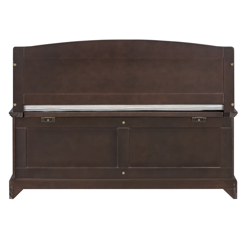 Merax Shoe Storage Bench with Removable Cushion