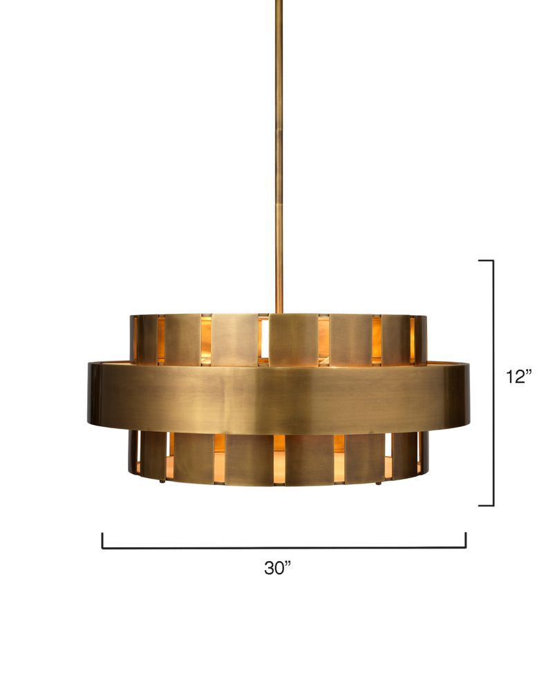 Orbit Steel 4-Light Chandelier
