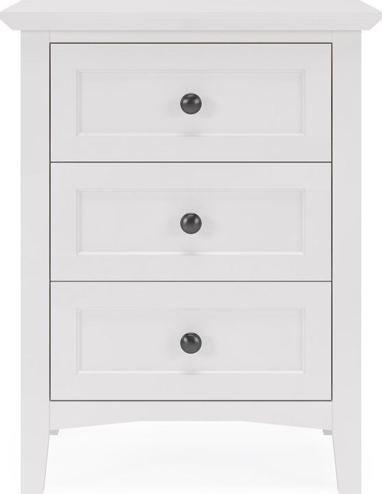 Grace Three Drawer Nightstand