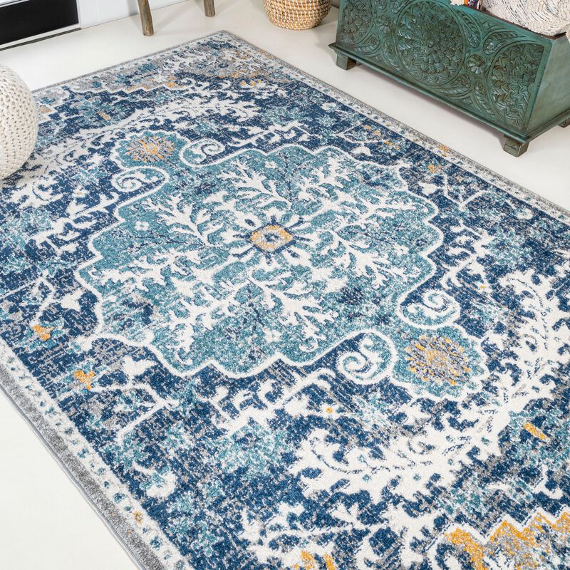 Anaise Ornate Boho Medallion Area Rug