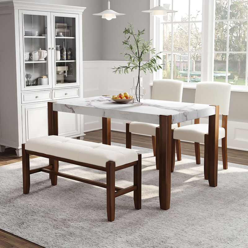 Merax 4-Piece Modern Dining Furniture Set