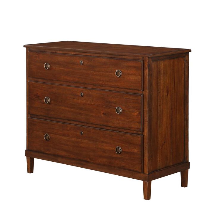 Comfort Pointe Cambridge Brown 3 Drawer Dresser