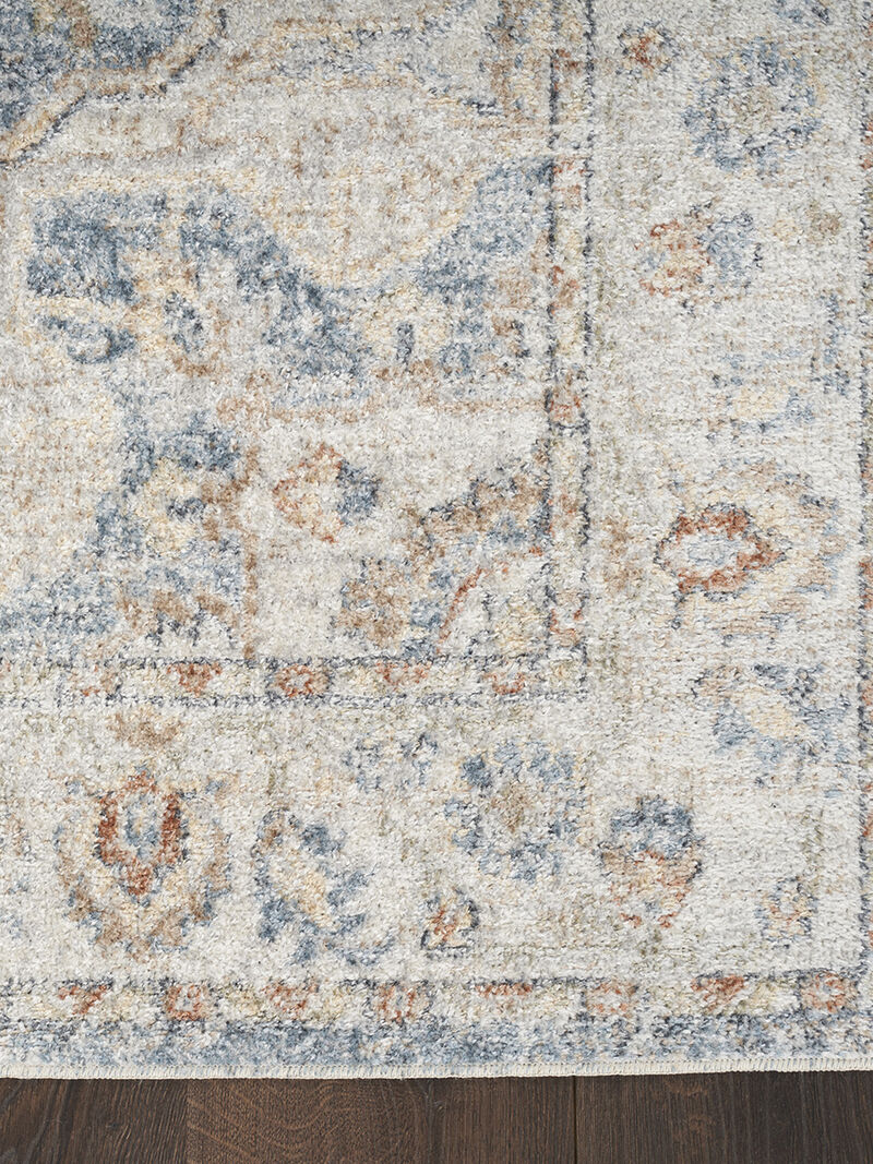 Astra Machine Washable ASW12 Denim/Multicolor 9' x 12' Rug