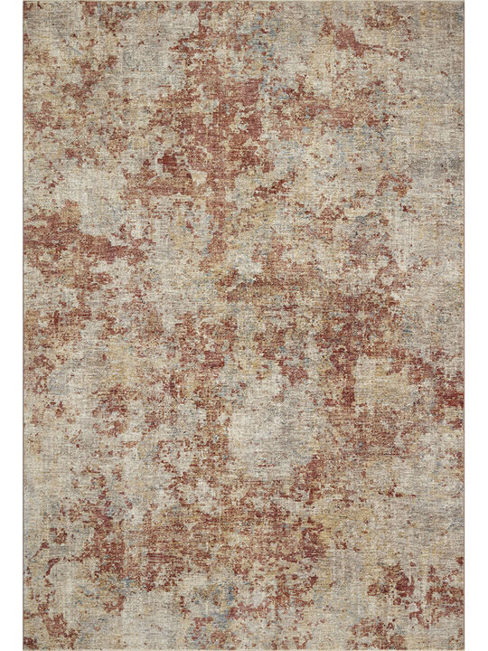 Gaia GAA03 Taupe/Brick 7'10" x 10'2" Rug