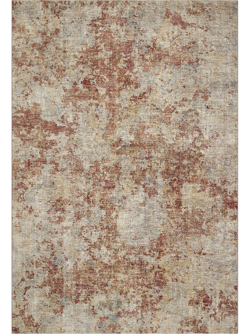 Gaia GAA03 Taupe/Brick 7'10" x 10'2" Rug