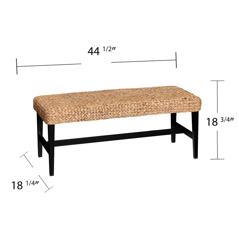 Berwick Water Hyacinth Bench