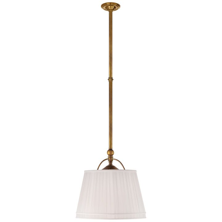 Sloane Single Shop Light in Antique-Burnished Brass