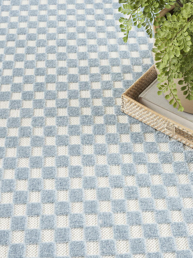 Care Free CAF02 Blue 3'11" x 5'11" Rug