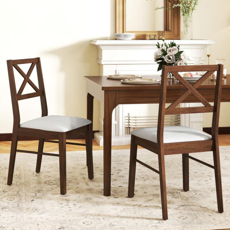 Upholstered Side Dining Chairs Set of 2 for Elegant and Comfortable Dining Room Seating