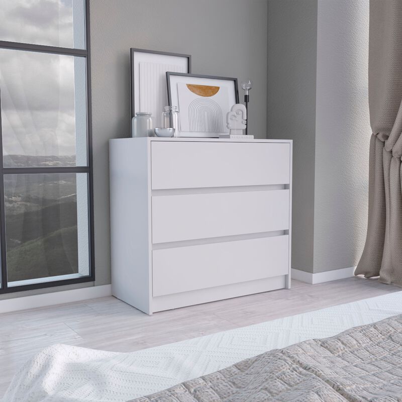 DEPOT E-SHOP Palmer 3 Drawers Dresser, Chest of Drawers