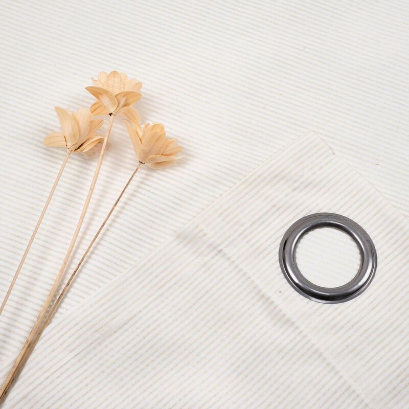 Ellis Curtain Serenity Grommet Top Grommet Top Pairs - 80x84, Natural