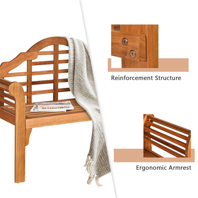 Foldable Garden Bench – Space-Saving Outdoor Seating for Patio & Backyard